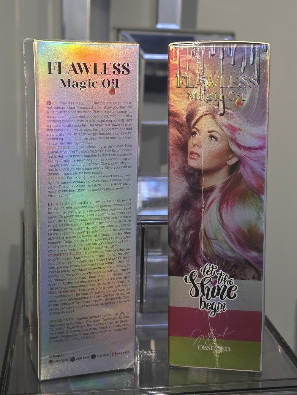 Royale USA Flawless Magic Oil Hair Serum Duo Bundle - 2 Bottles NIB Sealed